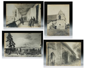 Four Early California Photographs by W.J Piatt - Circa 1900