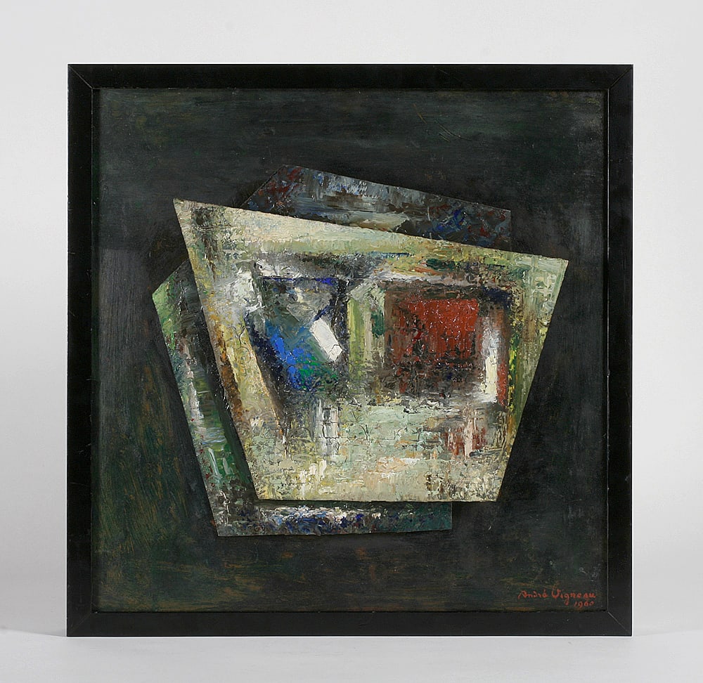 Andre Vigneau (1892 - 1968) French Abstract Painting (1 of 11)