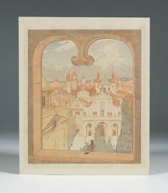 Rudolf Ruzicka (1883-1978) Signed Wood Engraving 1924