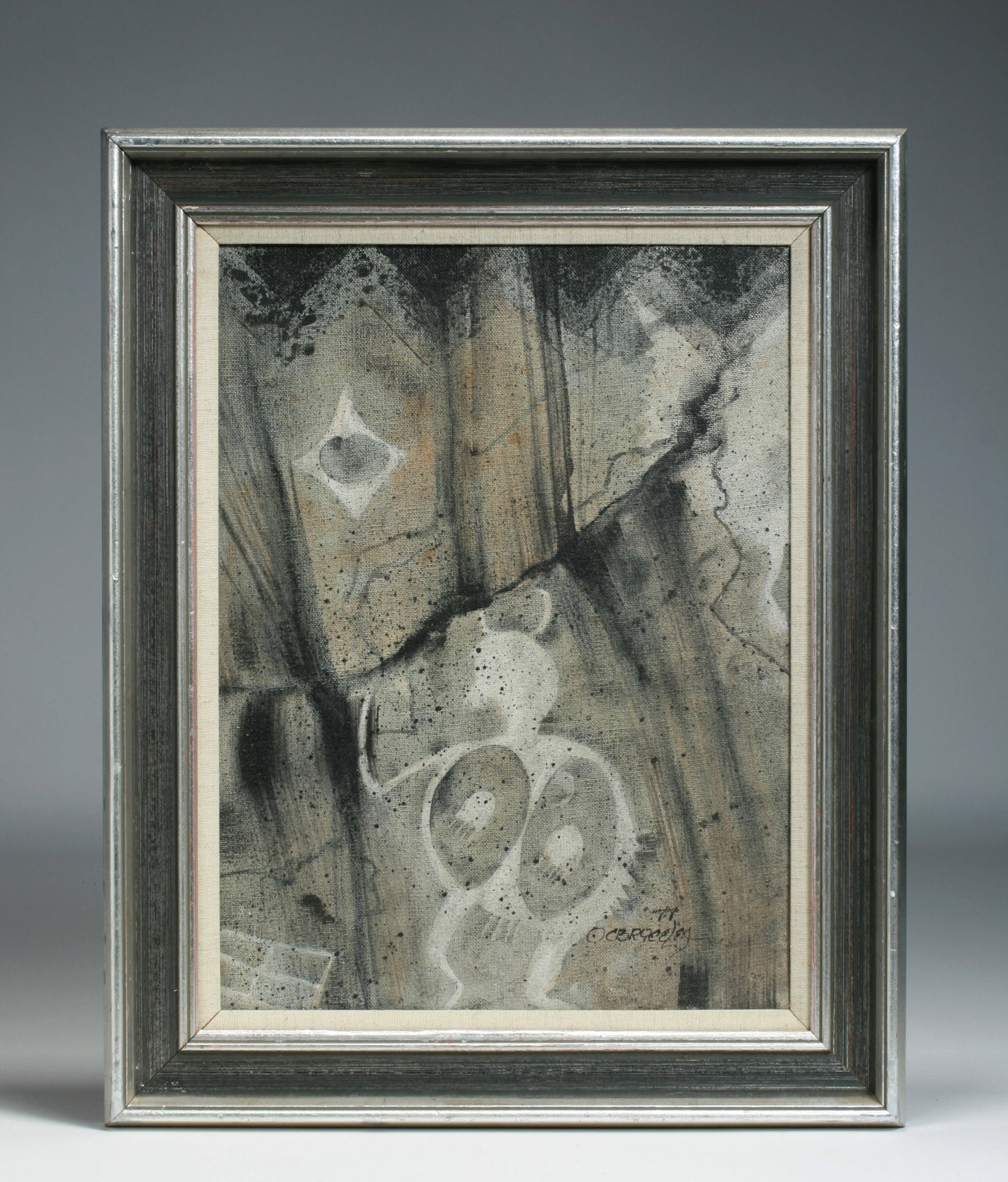 Clifford Brycelea - Painting of Petroglyphs, New Mexico - Native American Artist (1 of 8)