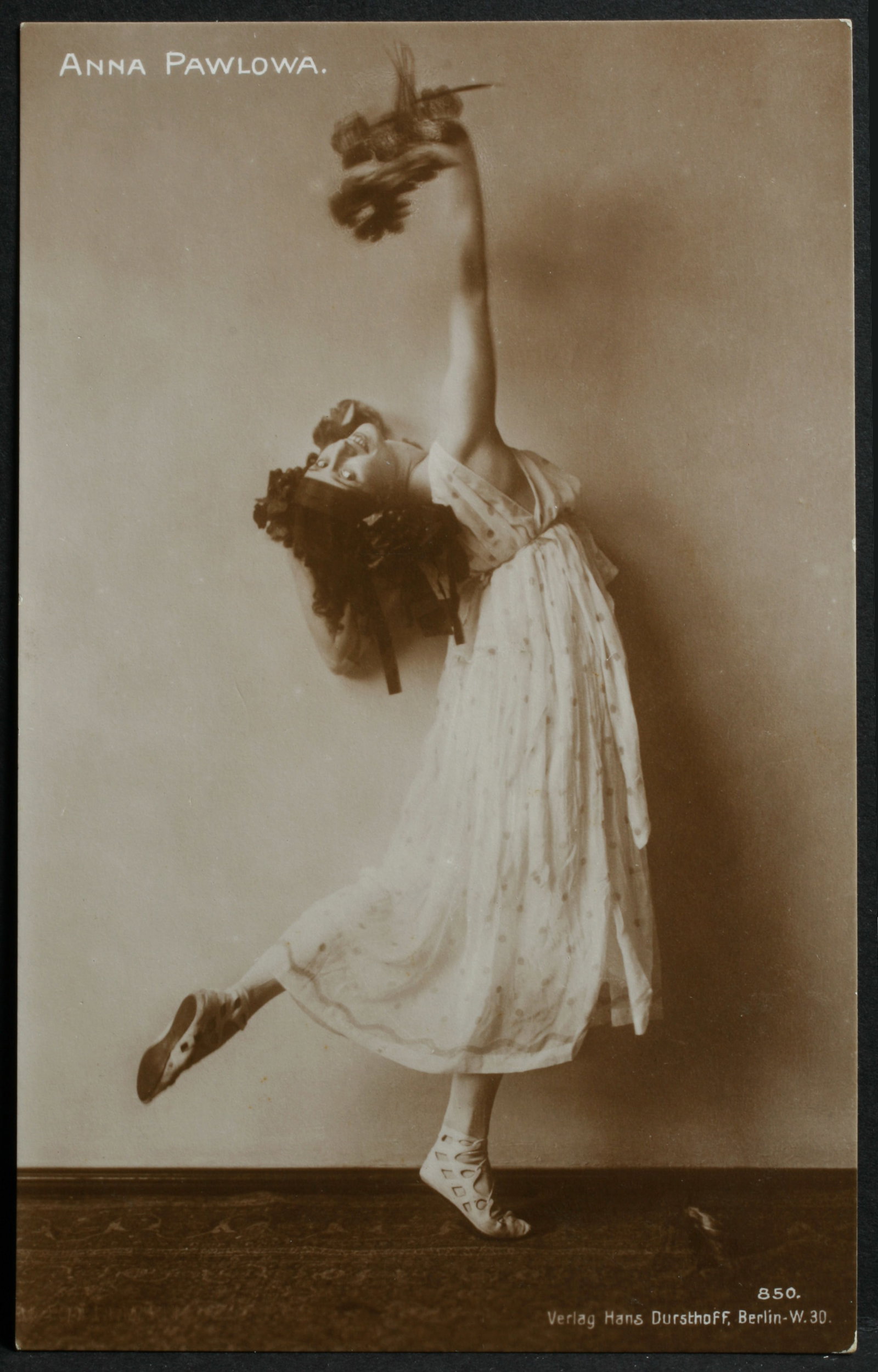 Anna Pavlova - Imperial Russian Ballet Dancer - Rare Real Photo Postcard (1 of 6)