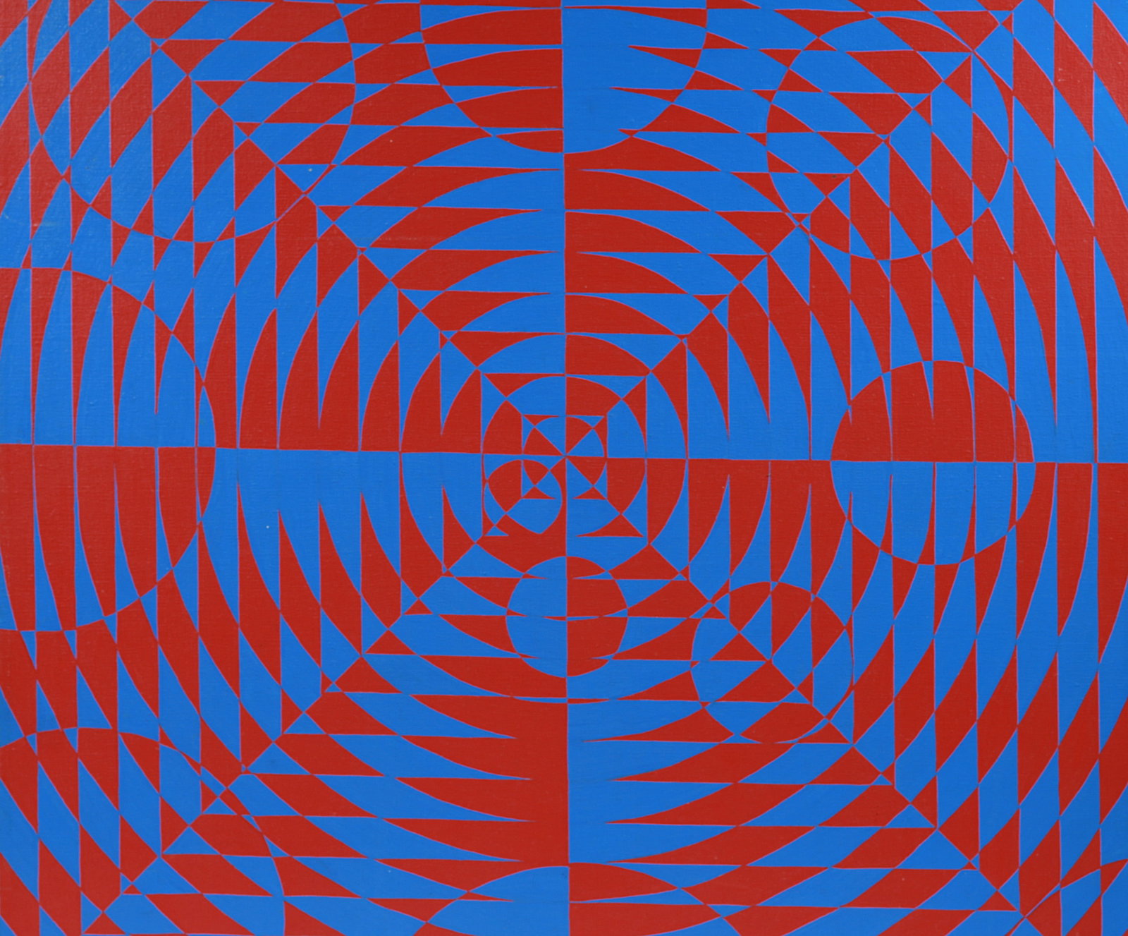 Op-Art Painting by Deutsch 1979 - Mid-Century Modern (1 of 12)