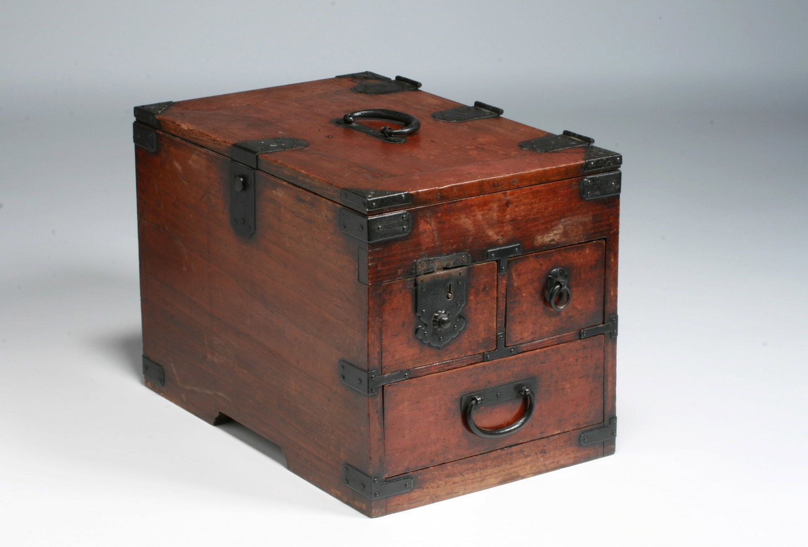 Japanese Merchants Chest / Tansu - 19th Century Edo Period (1 of 8)