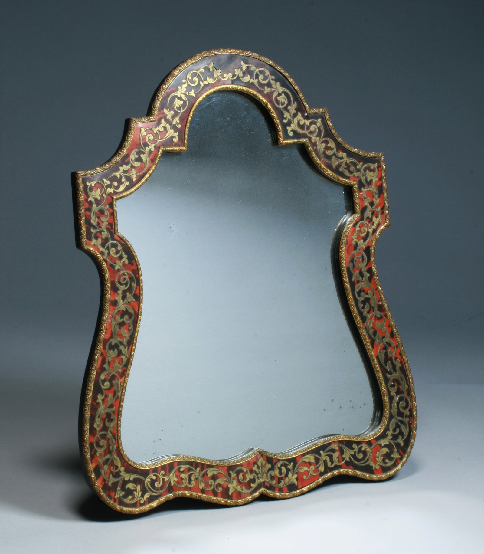 French Boulle Inlay Table Mirror - 19th Century - Diamond Dust (1 of 9)