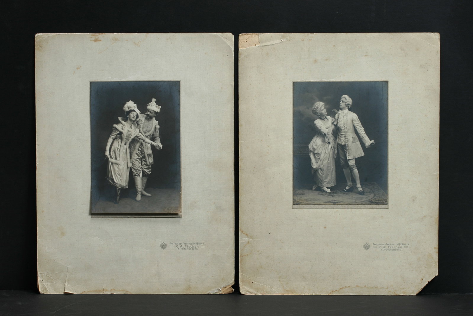 Two Imperial Russian Ballet Theatrical Photographs by G.A. Fischer (1 of 13)