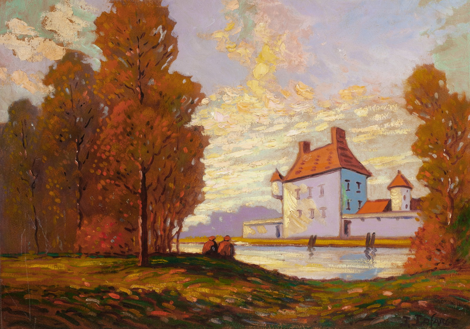 Post Impressionist Landscape Painting - Circa 1920s - Signed (1 of 11)