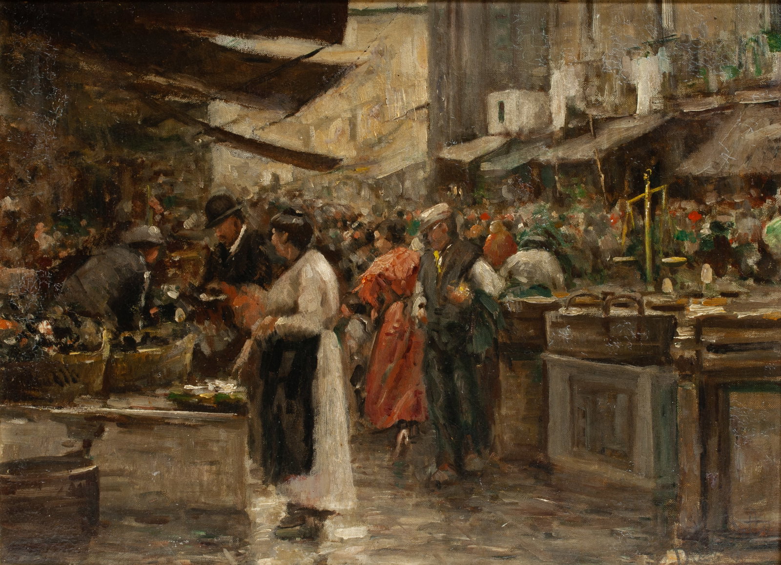 Pasquale D'Angelo (Italian, 1896 - 1955) Impressionist Painting (1 of 9)