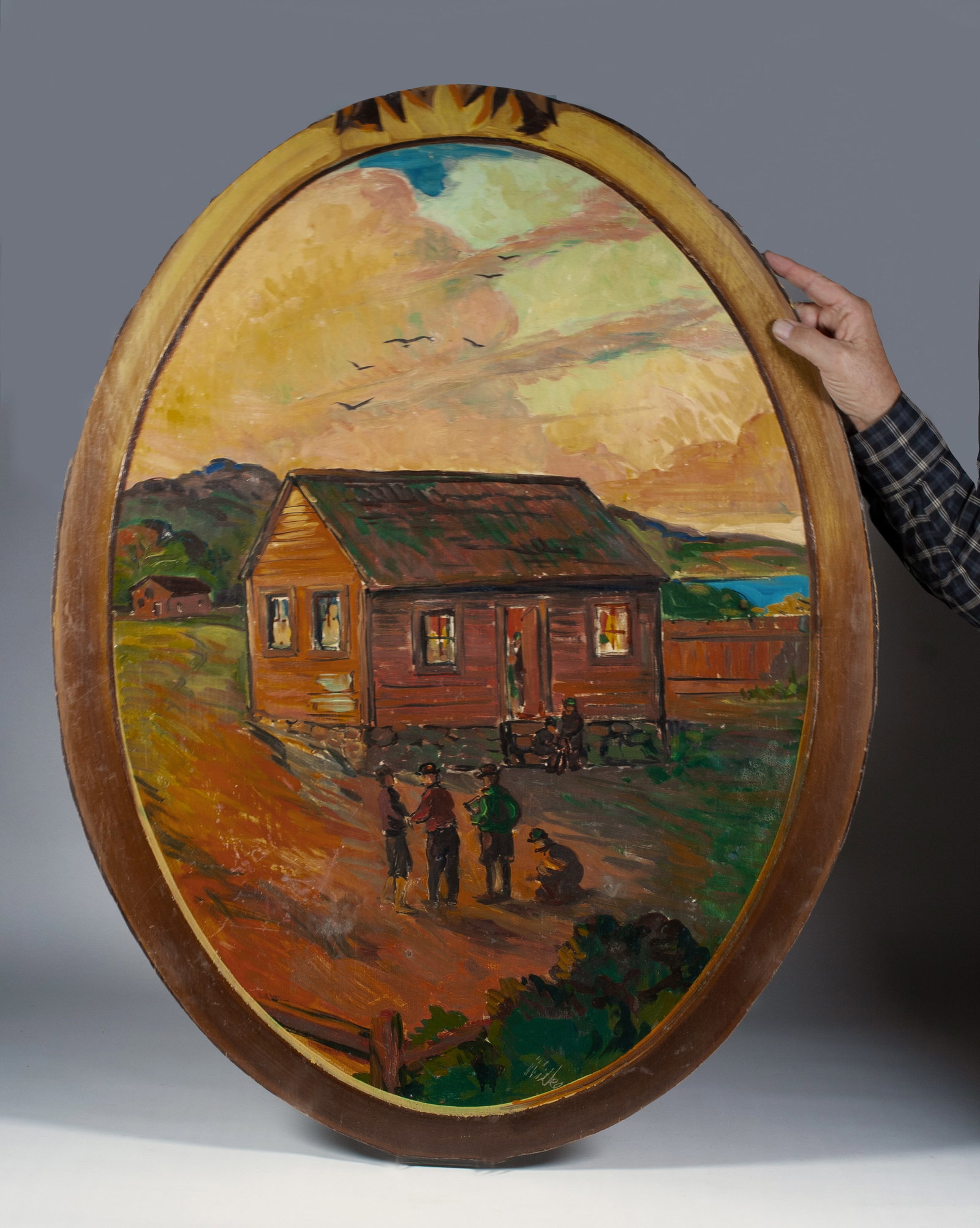 William Wilke (1879-1958) California WPA Painting - San Francisco 1934 (1 of 9)