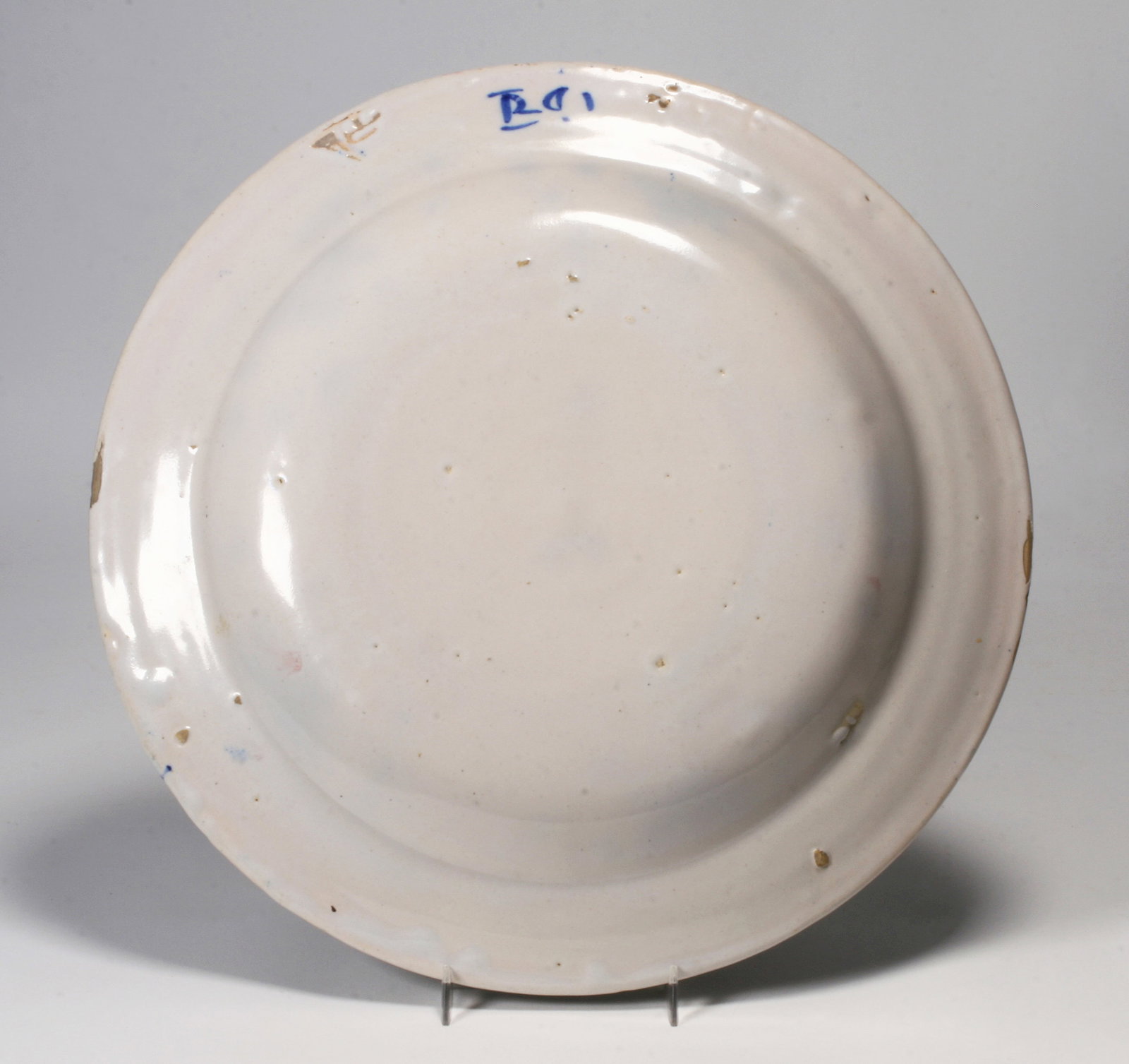 Faience Pottery Charger - Signed - 2