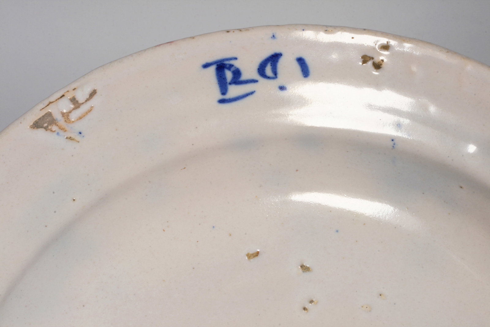 Faience Pottery Charger - Signed - 4