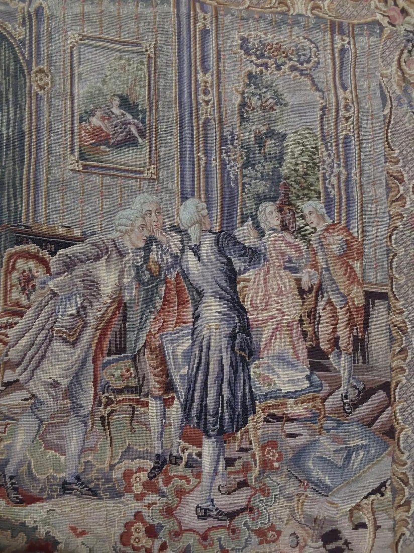 French Needlepoint - Petit Point Tapestry - 2