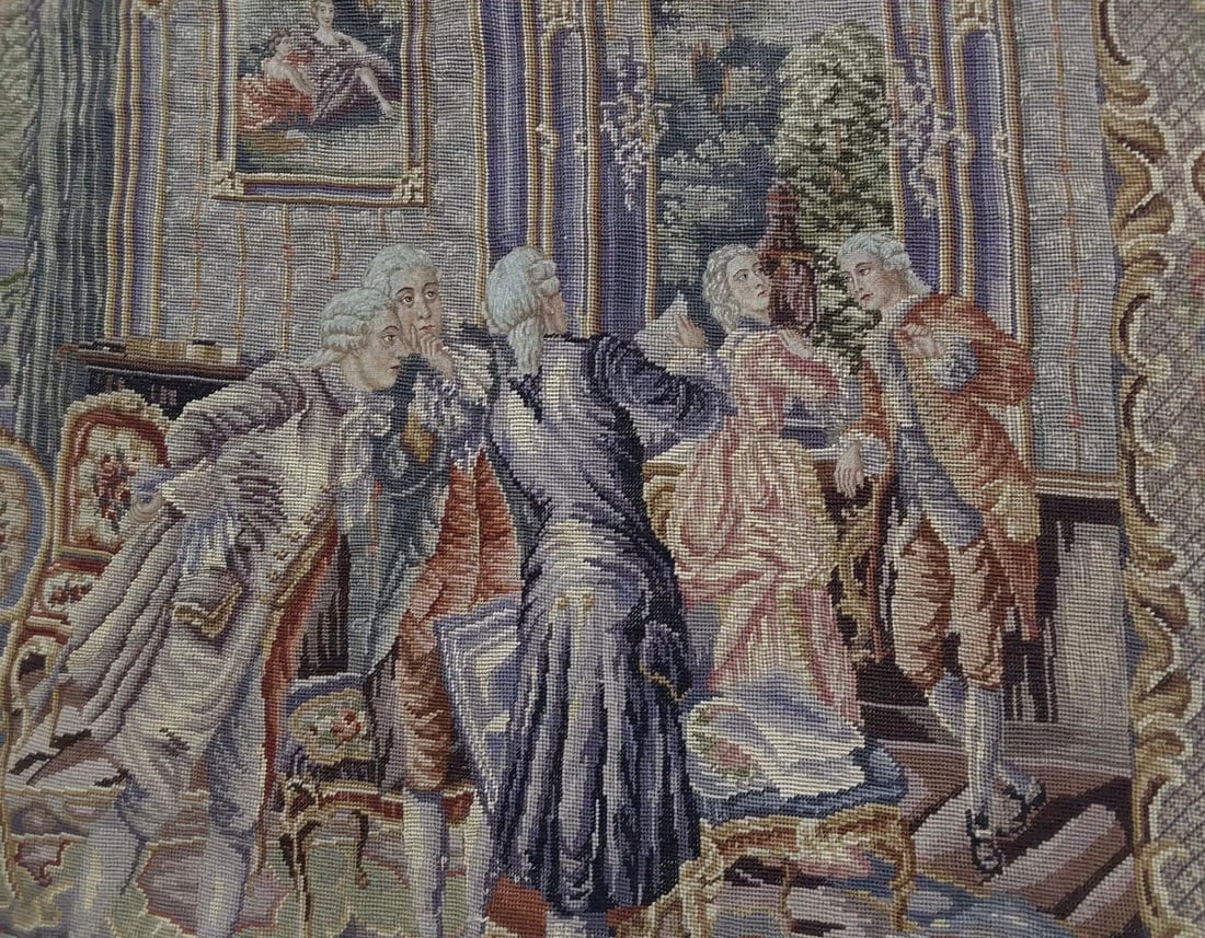 French Needlepoint - Petit Point Tapestry - 3