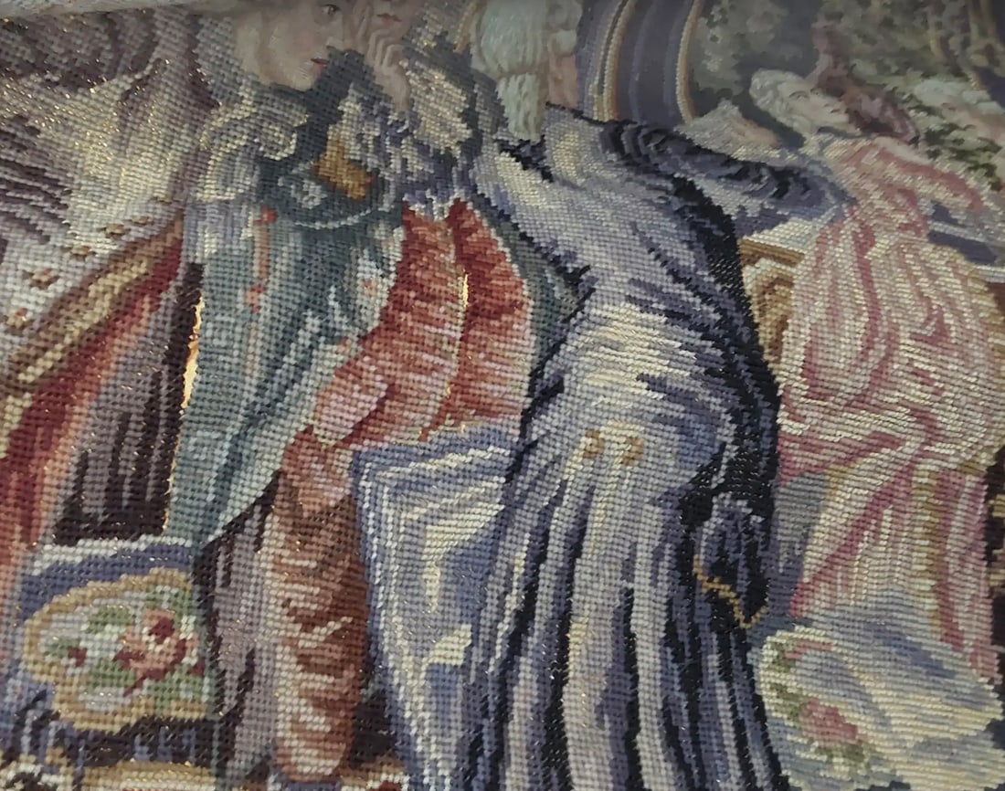 French Needlepoint - Petit Point Tapestry - 5