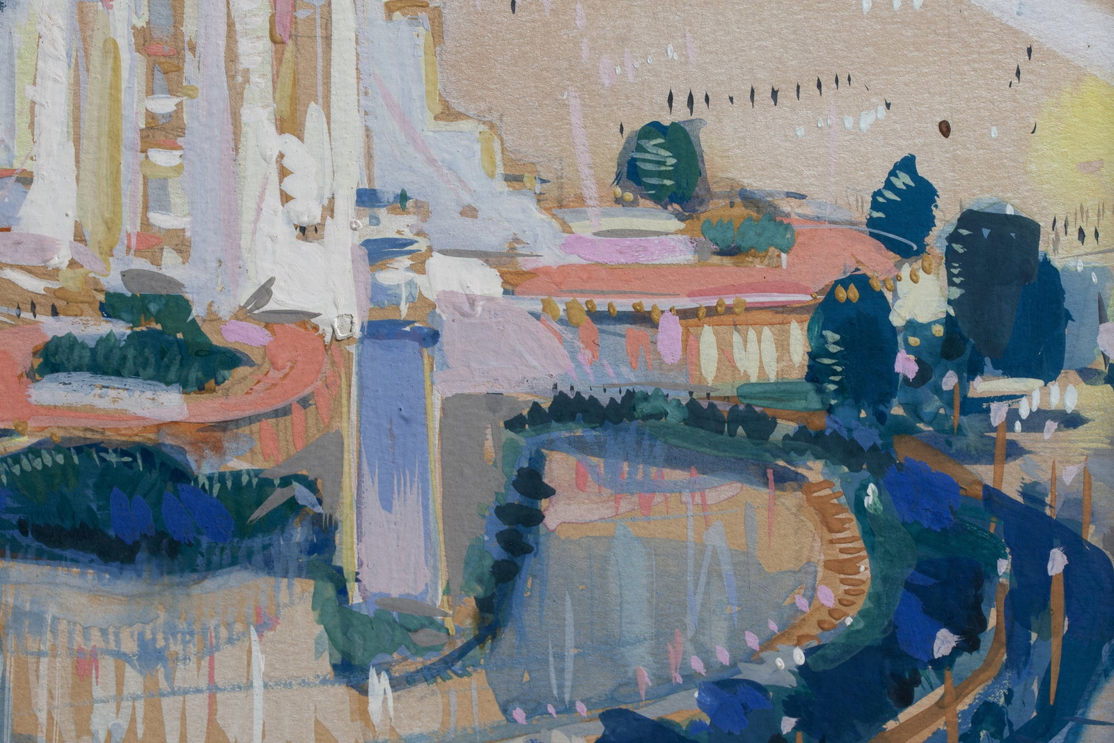 Architectural Study Painting - Bernard Maybeck (attributed) - 6
