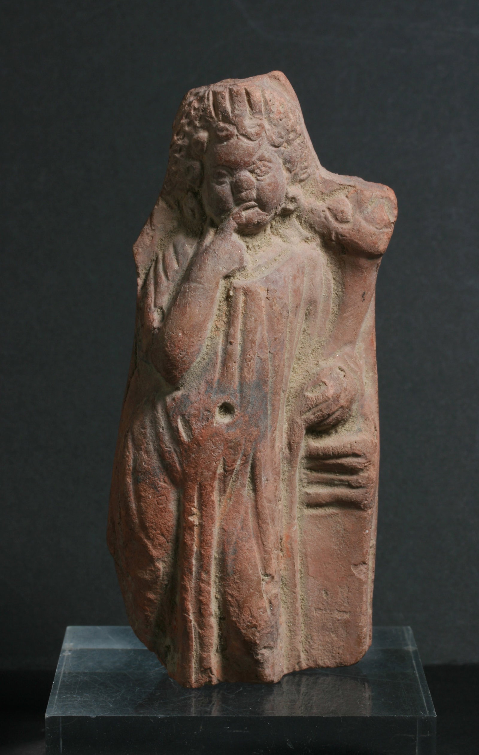 Ancient Roman Terracotta Figure - Goddess Angerona (1 of 8)