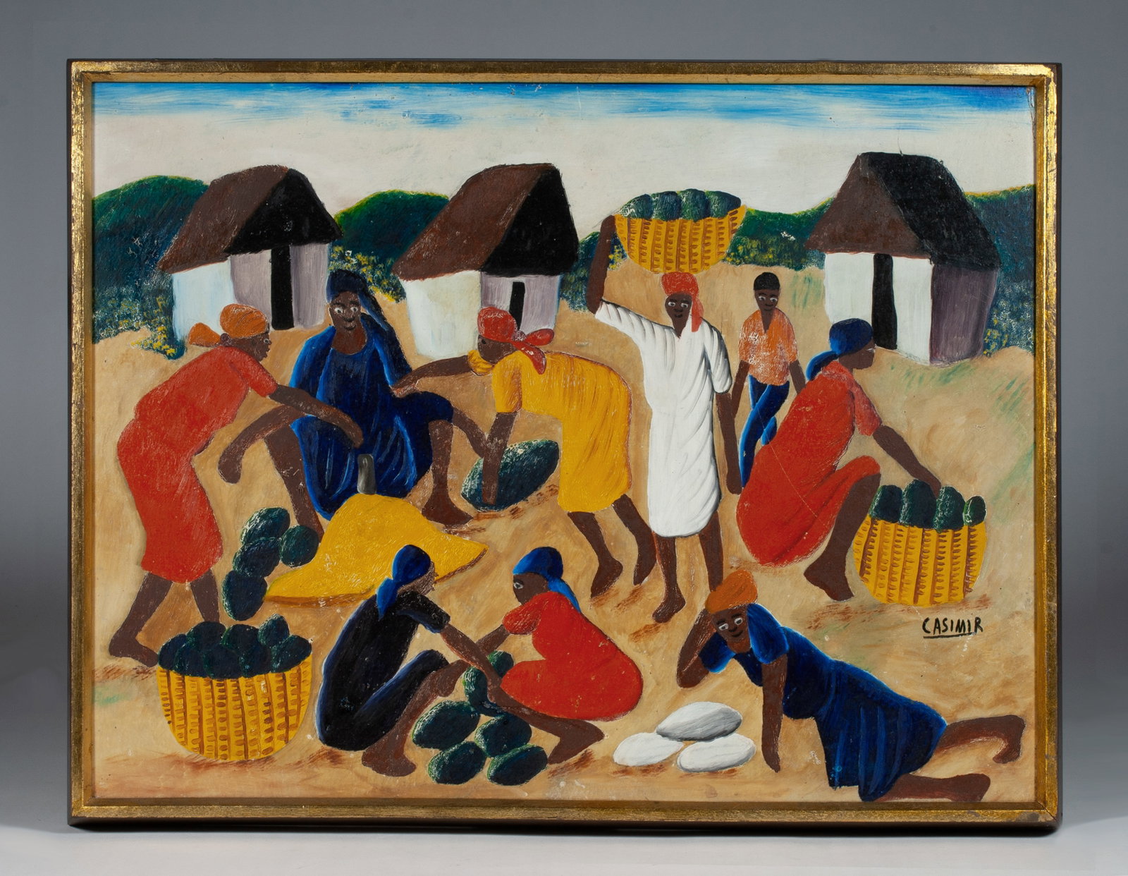 Haitian Oil Painting by Laurent Casimir (1928-1990) (1 of 9)