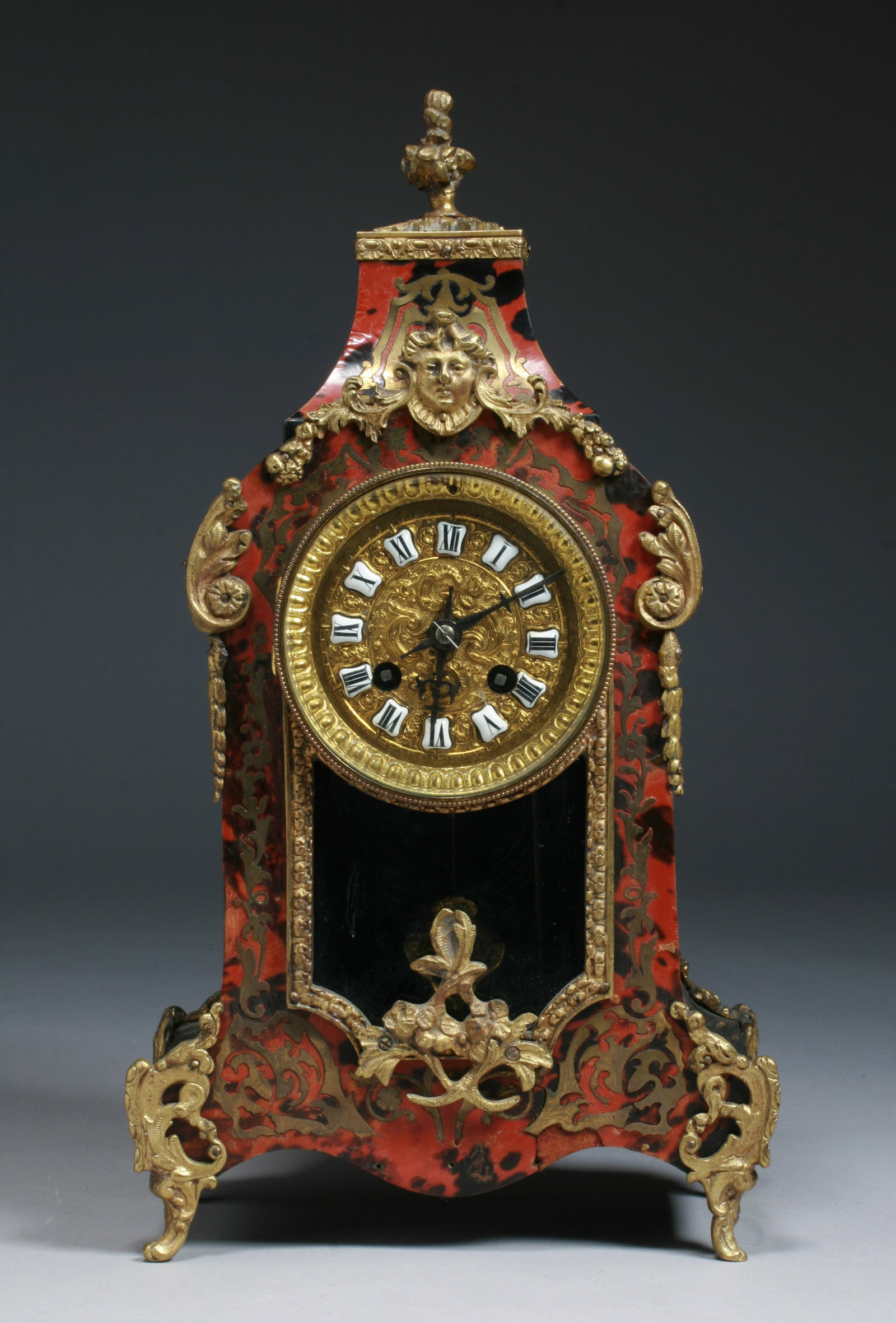French Boulle Marquetry Mantle Clock (1 of 11)