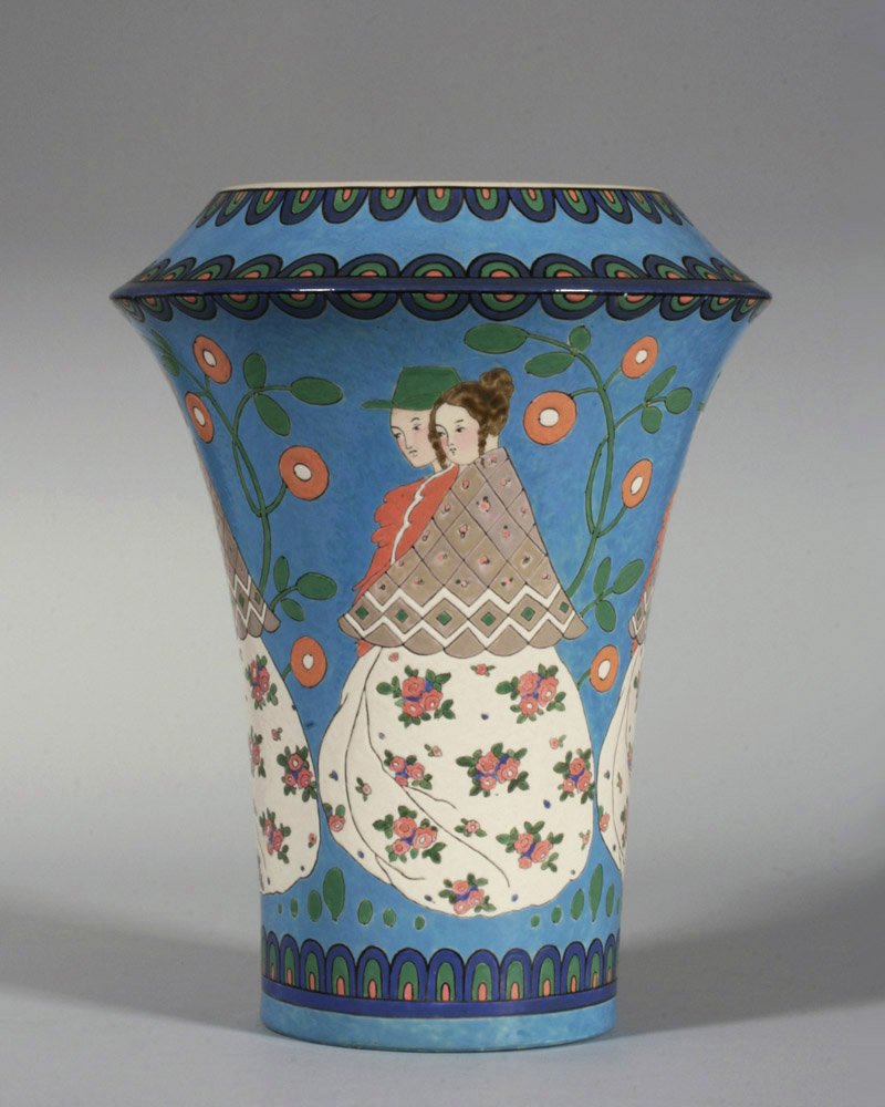 California Arts & Crafts Pottery Vase-American Satsuma (1 of 10)