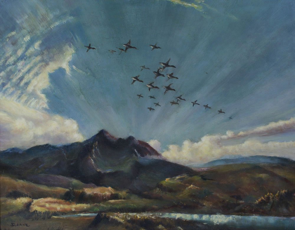 Eric Sloane NA - Landscape Painting of Taos, New Mexico (1 of 10)