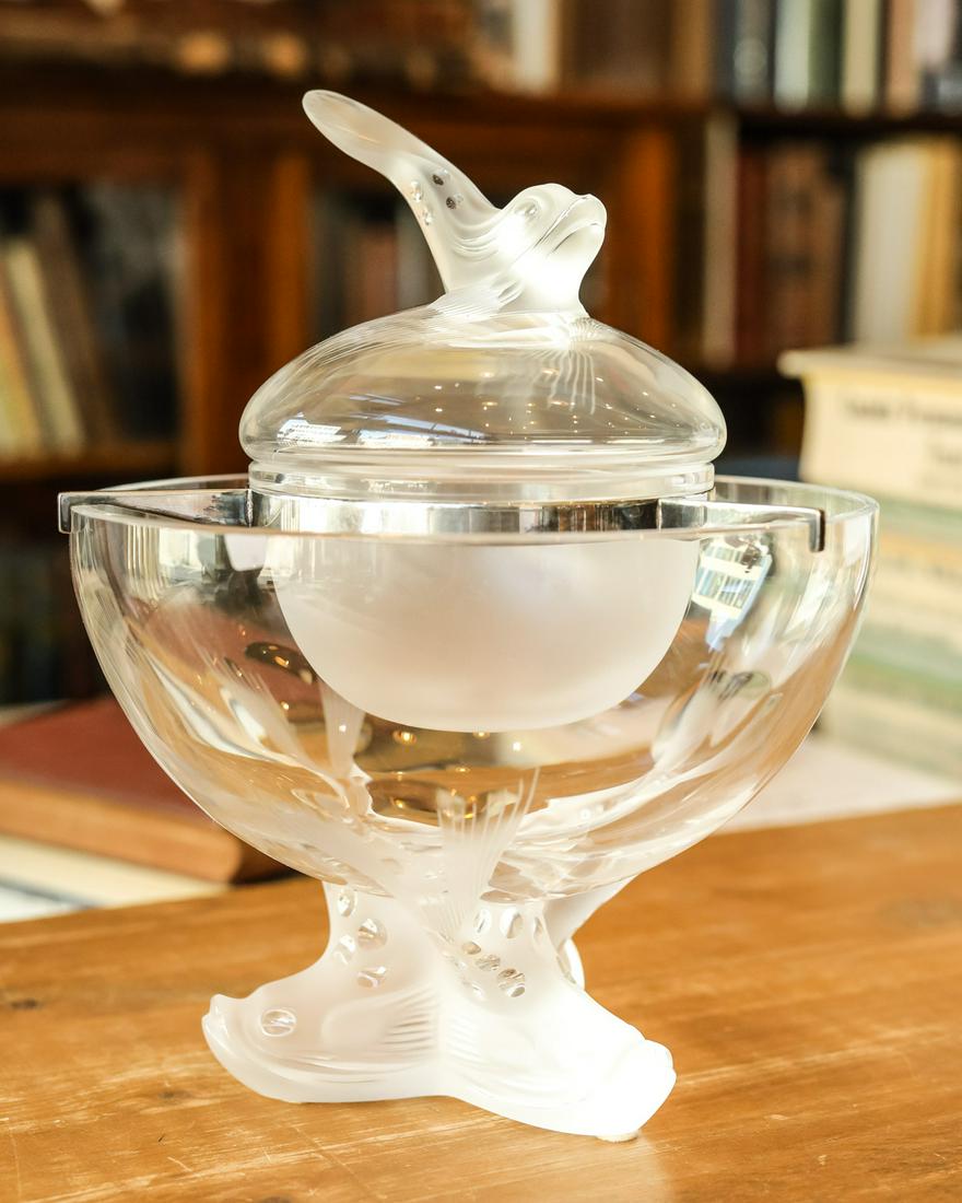 LALIQUE FROSTED GLASS FIGURE (1 of 1)