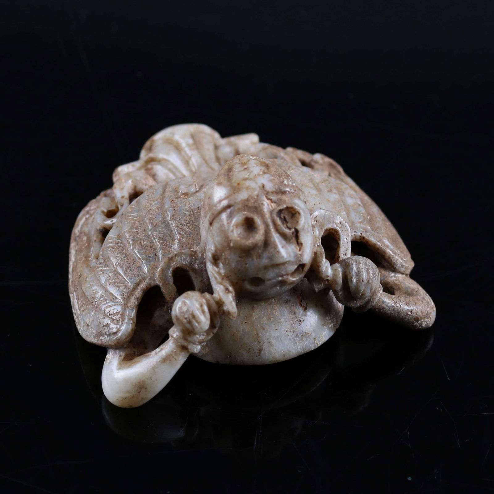Jade Carved Tang Style Figure (1 of 5)