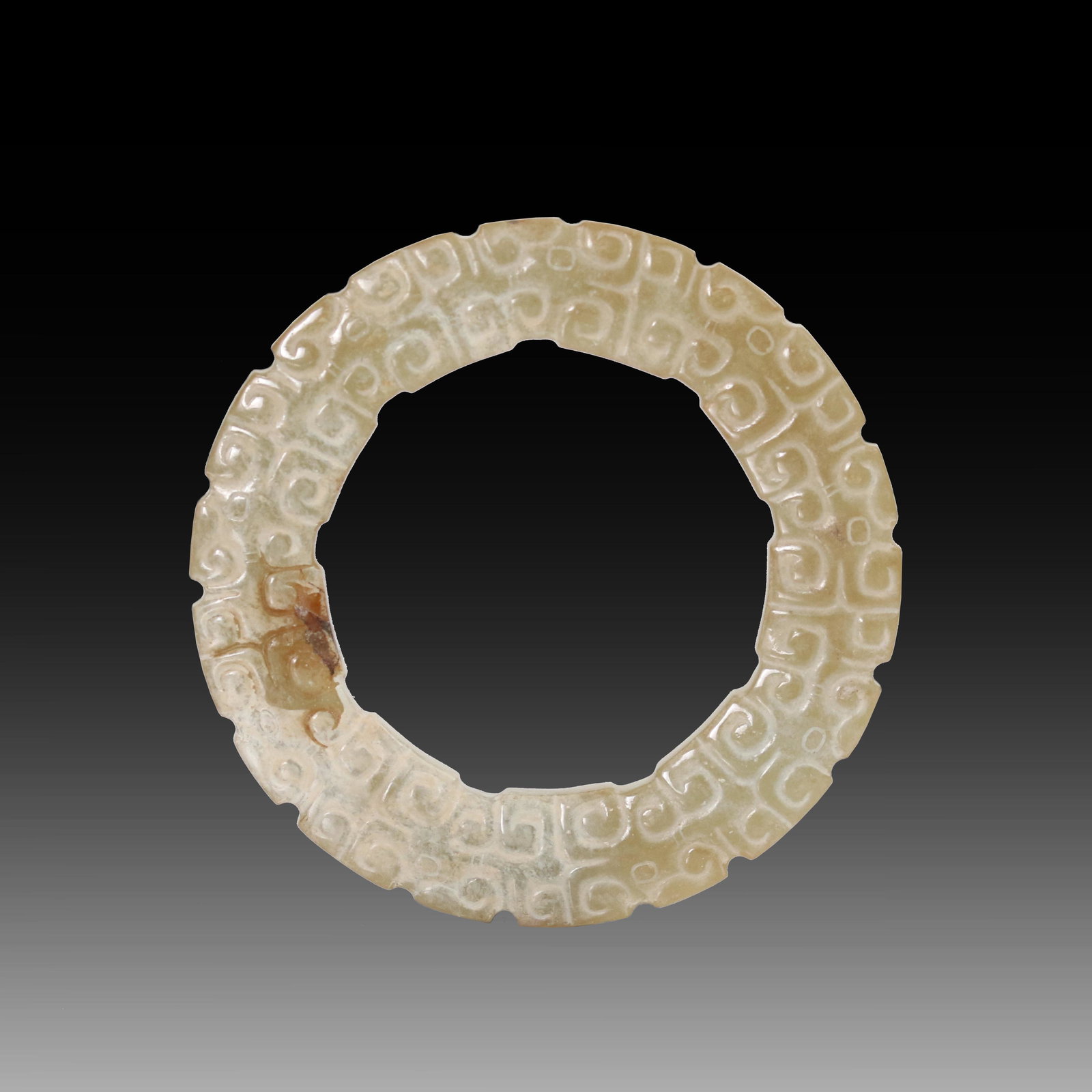 A Chinese White Jade Ring (1 of 3)