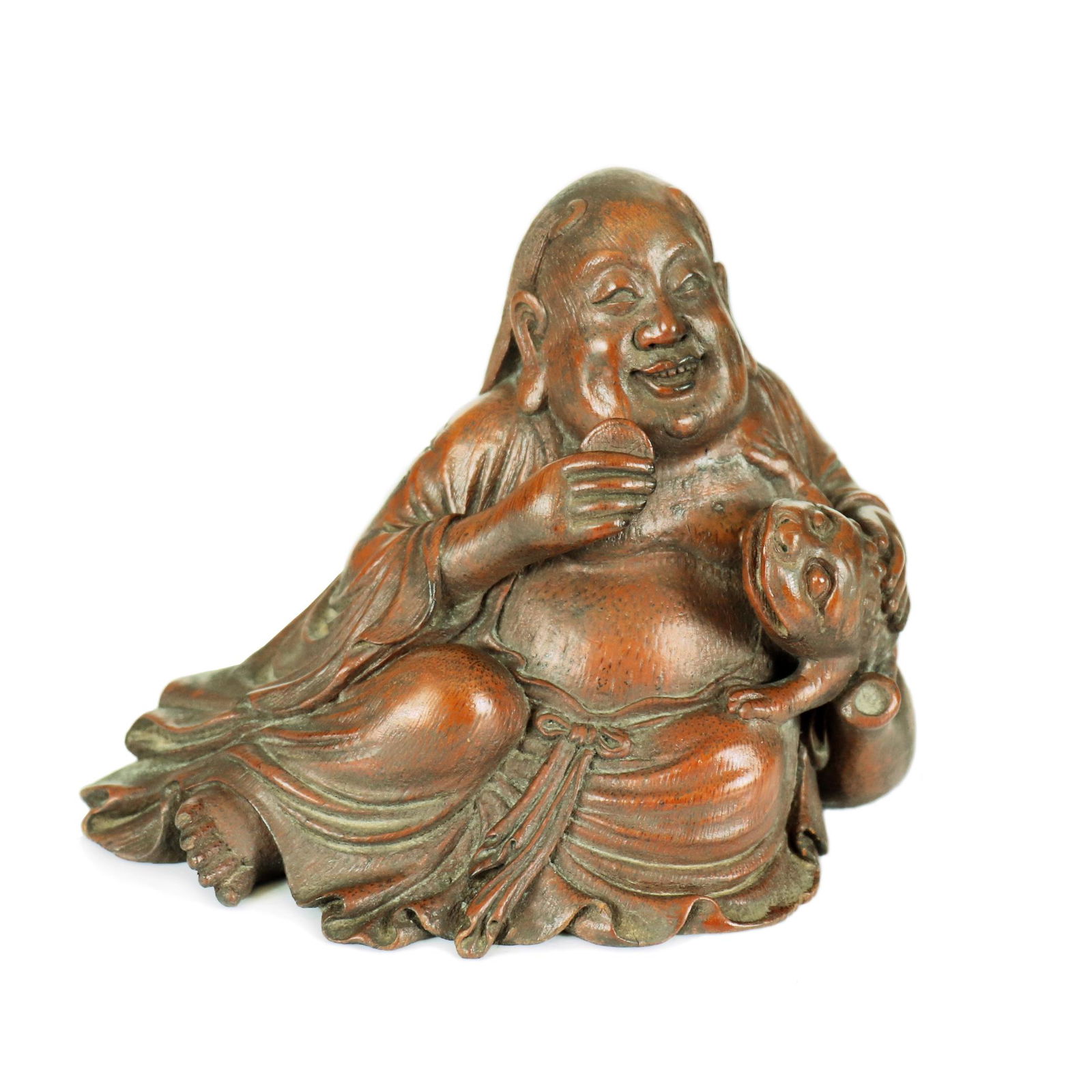 A Chinese Bamboo Carved Figure (1 of 7)