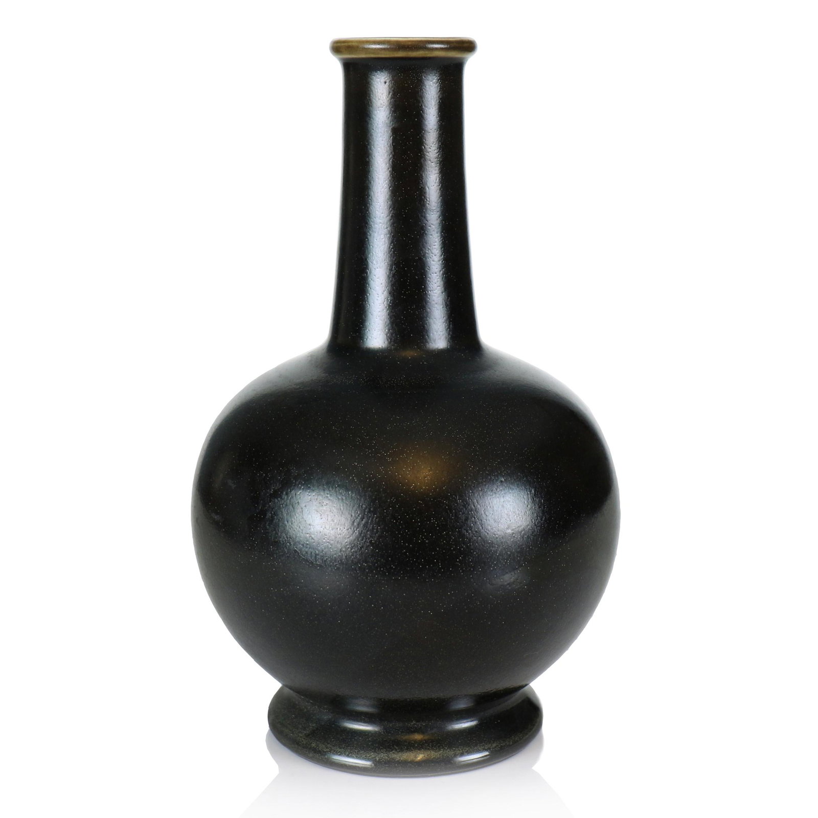 A Chinese Black Glazed Porcelain Vase (1 of 6)