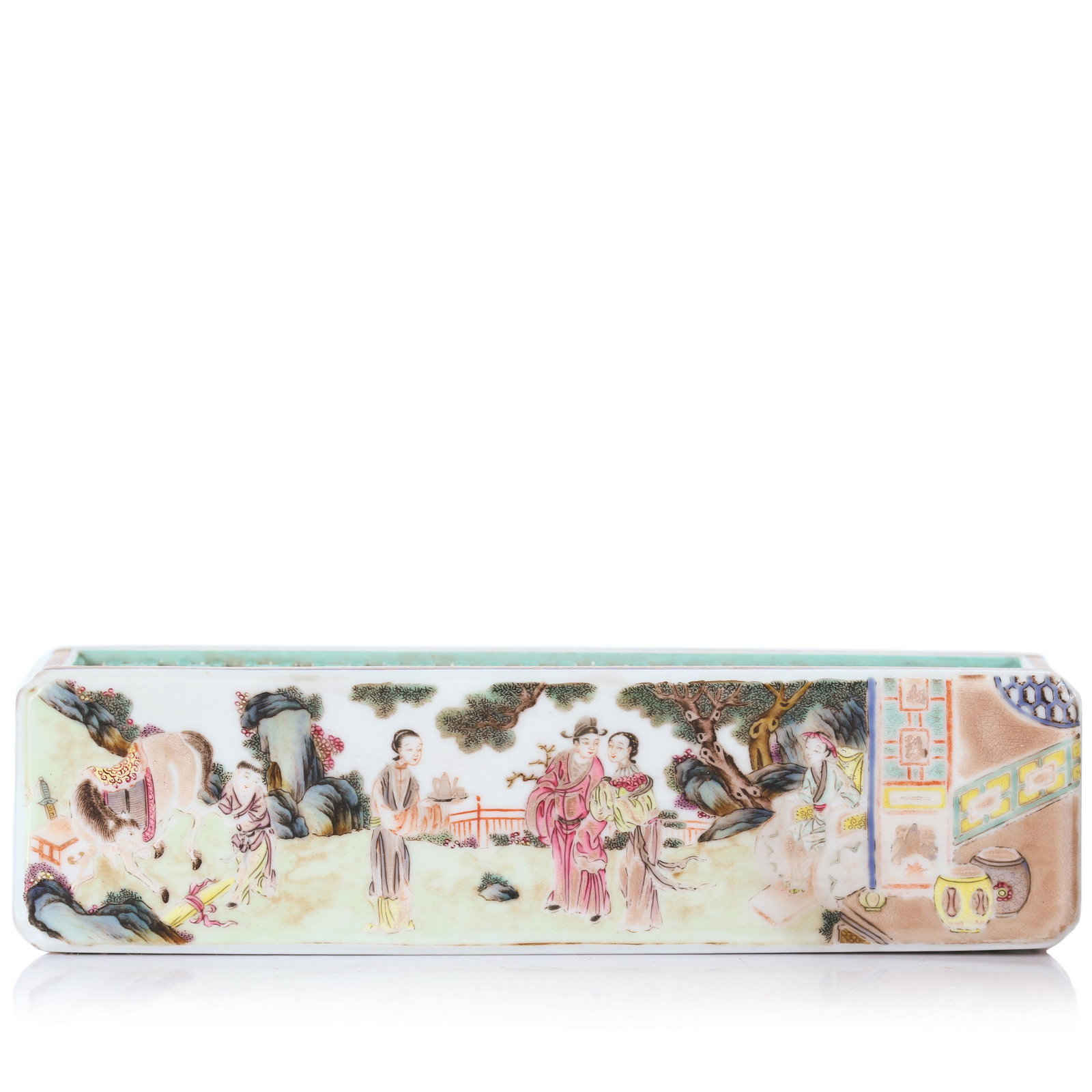 A Famille Rose Porcelain Paperweight (1 of 5)