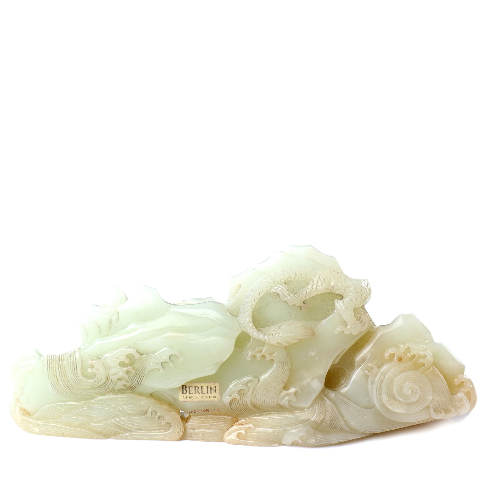 Jade Carved Seawater Cliff Hovering Over A Dragon (1 of 12)