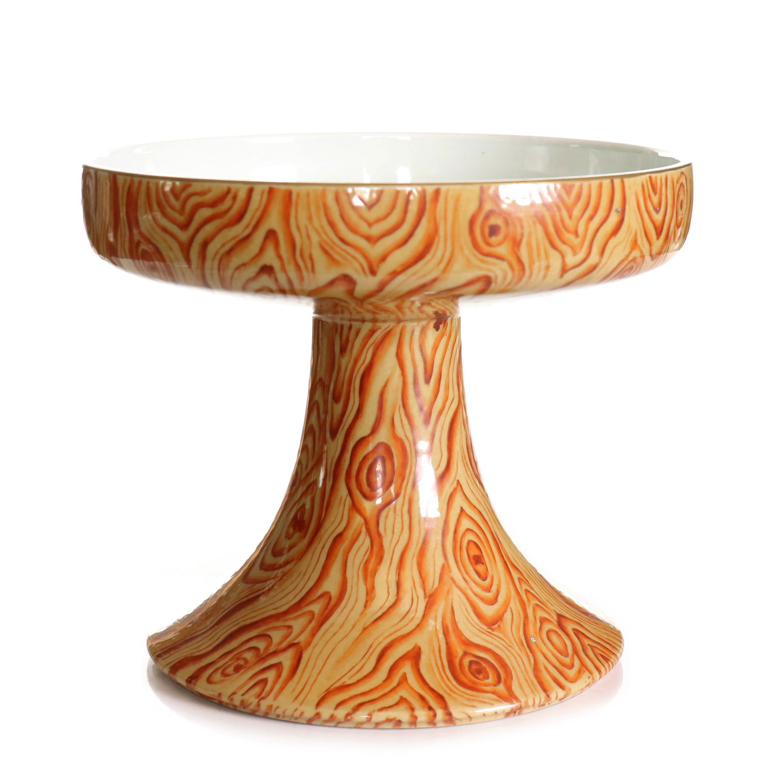 Chinese Woodcolor Glazed Steam Plate (1 of 7)