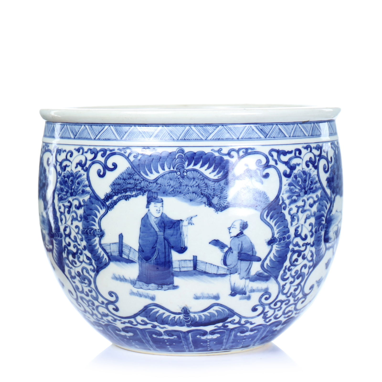 Chinese Blue And White Glazed Porcelain Jar (1 of 10)