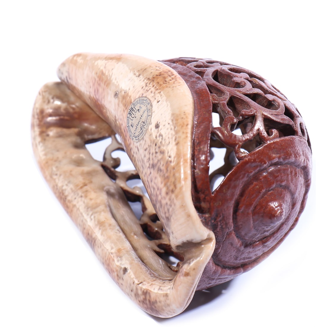 Chinese Famille-Rose Porcelain Imitation Pattern Trump: 13 x 8 x 7 cm