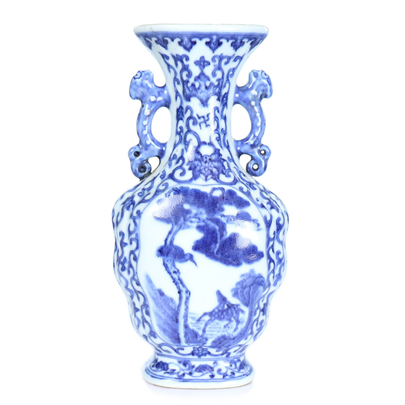 Chinese Blue And White Glazed Porcelain Vases (1 of 7)