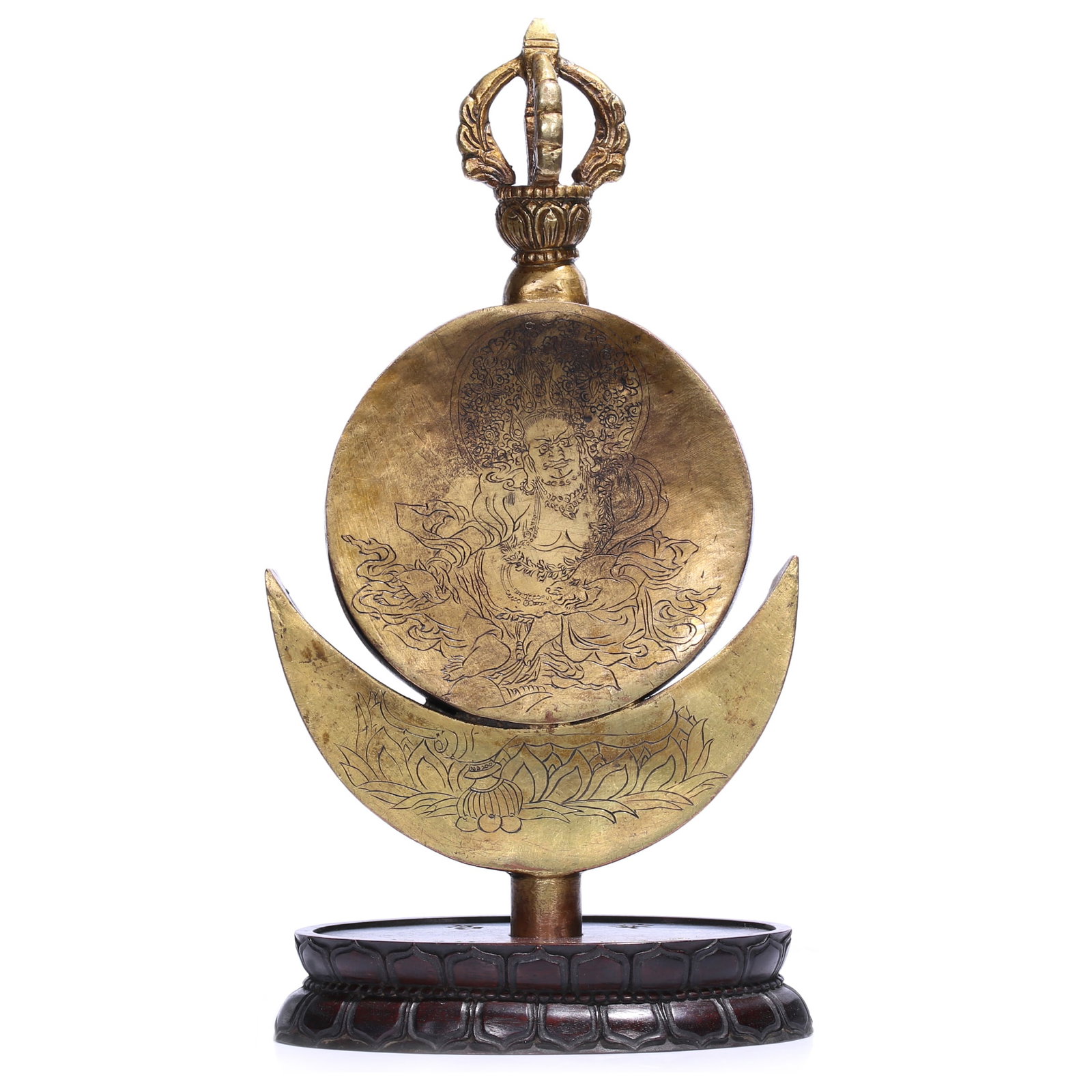 A Chinese Cooper Top: H 23.5 cm. W 12.5 cm.