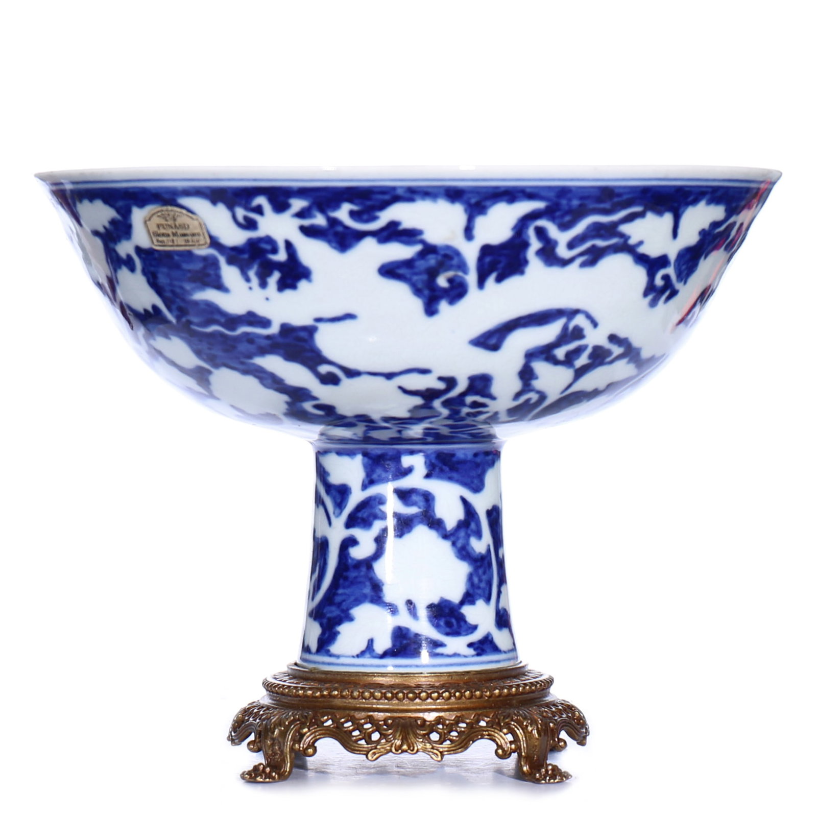 A Chinese Blue And White Glazed Porcelain Steam Cup With Stand (1 of 12)