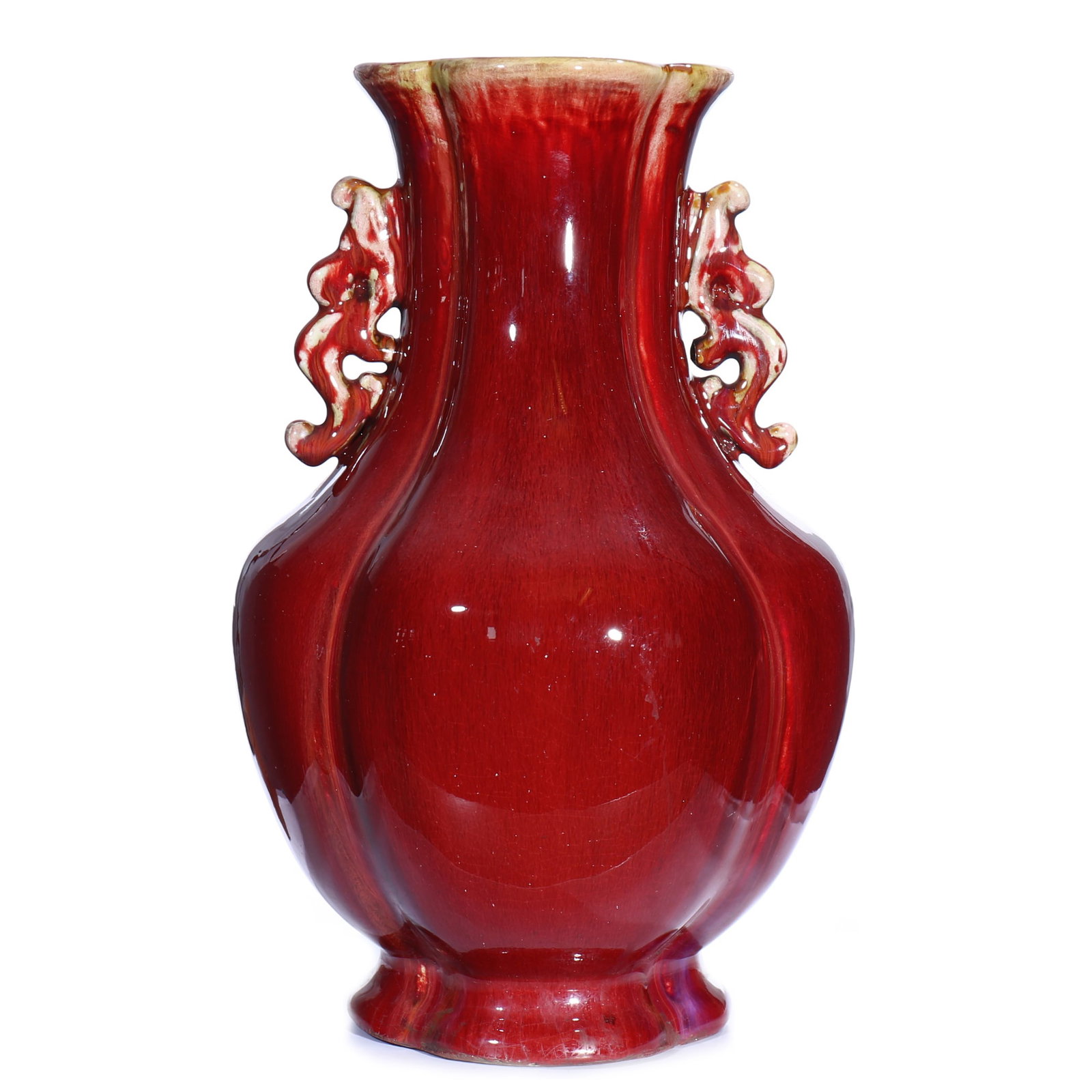A Chinese Yaobian Glazed Porcelain Vase (1 of 10)