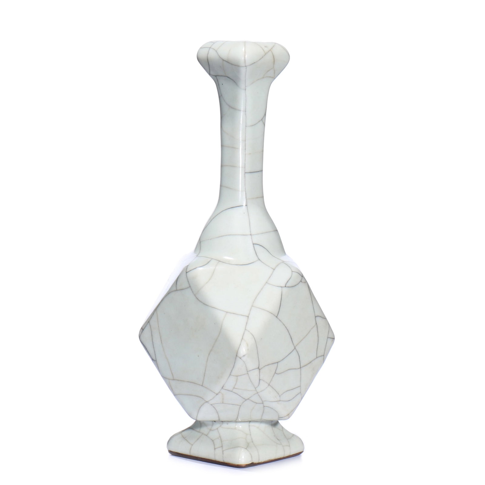 A Chinese Crackle Glazed Porcelain Vase (1 of 8)