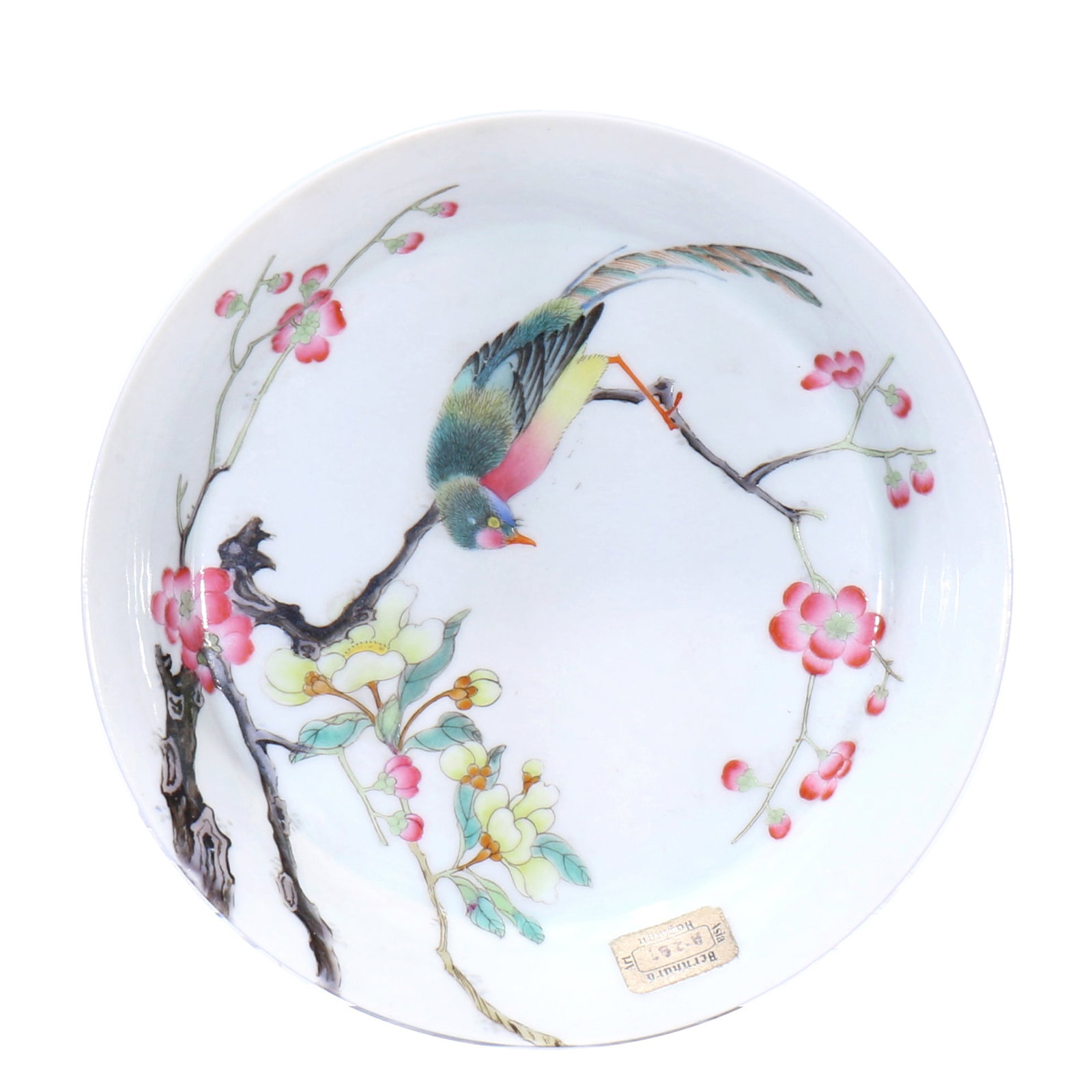 A Chinese Famille-Rose Porcelain Plate: D 14.5