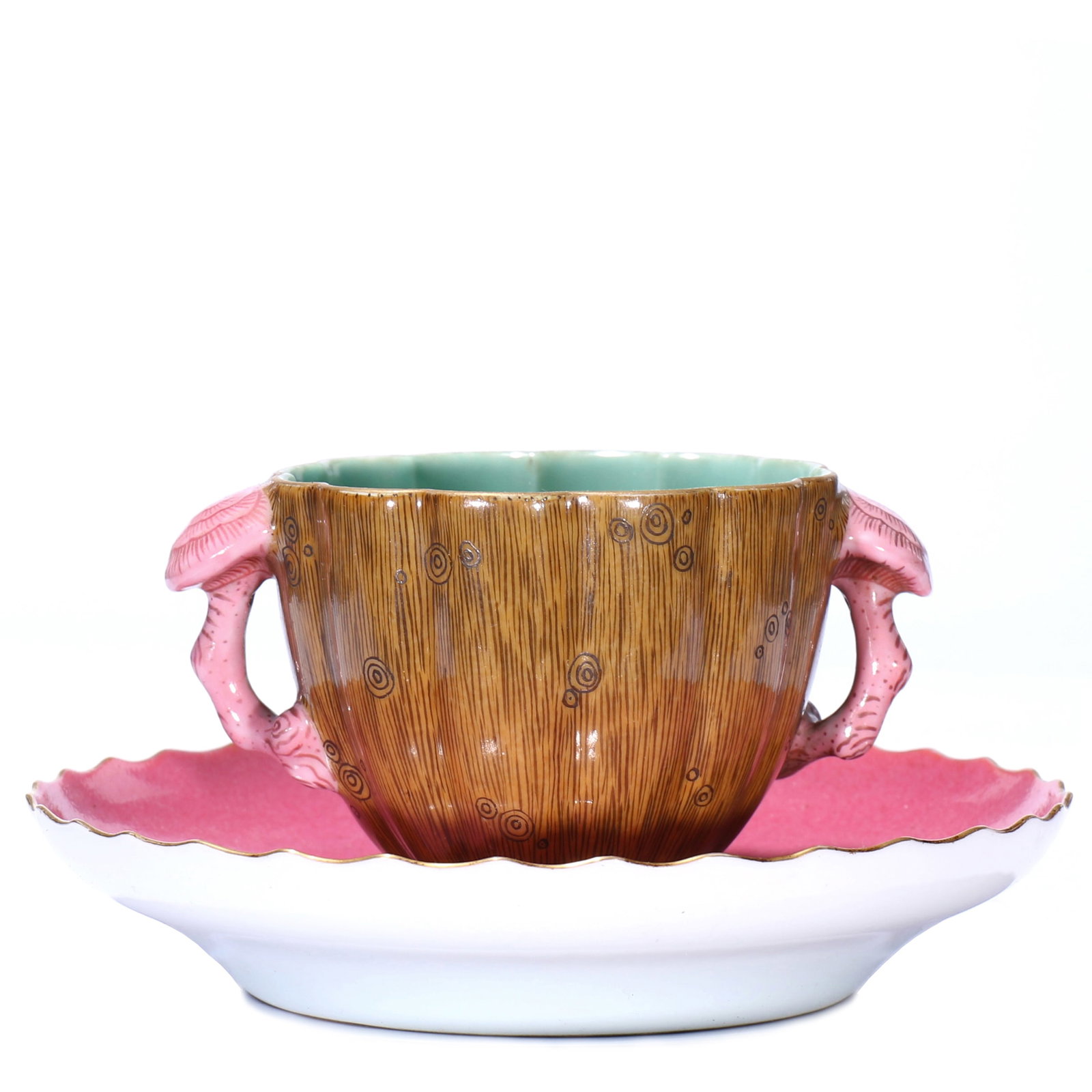 A Set Of Chinese Famille-Rose Porcelain Cup With Tray (1 of 11)