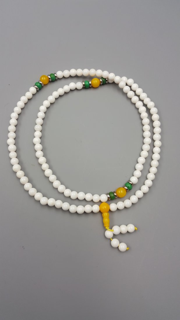 Chinese White Coral Necklace (1 of 3)