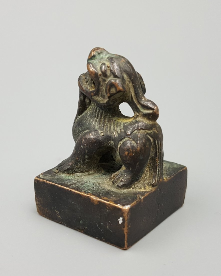Chinese Antique Bronze Seal: Chinese Antique Bronze Seal