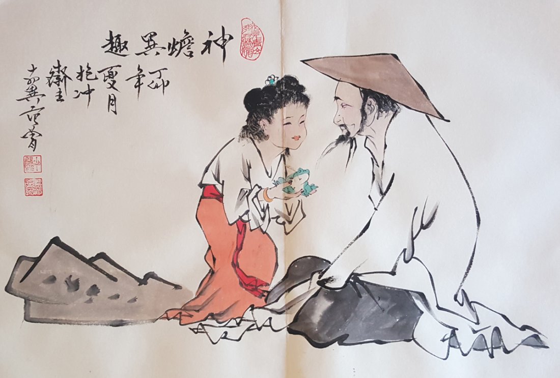 A Couple Of Chinese 10 Leaf Albums, signed Fan Zeng (1 of 6)