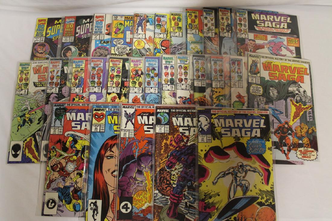 Marvel Super Heroes and Marvel Saga comic lot (1 of 7)