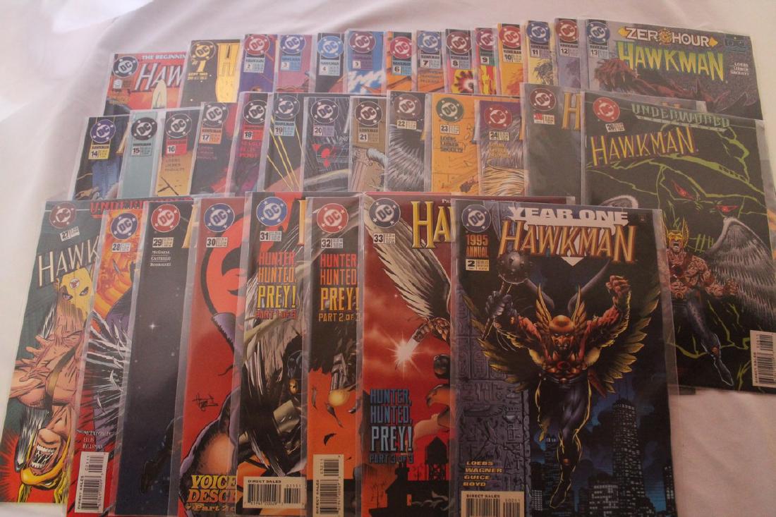 Hawkman comic book lot (1 of 10)