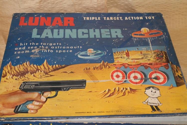 Lunar Launcher game: In the box, Missing the gun