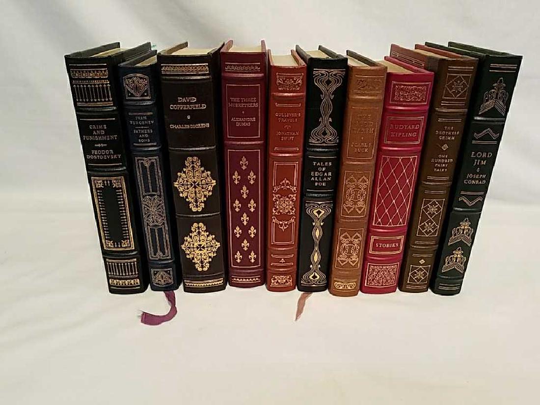 10 pc. Collection of leather bound books (1 of 7)