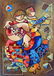 "Moonlight Dancing" embellished serigraph on wood