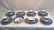Blue Imari china set of six with extra pieces - 2