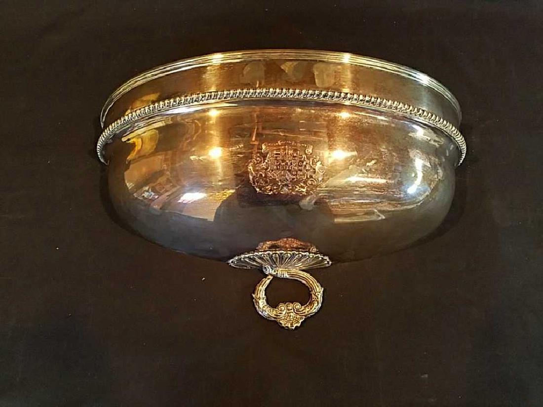 Silver Plate meat cover wall planter (1 of 6)